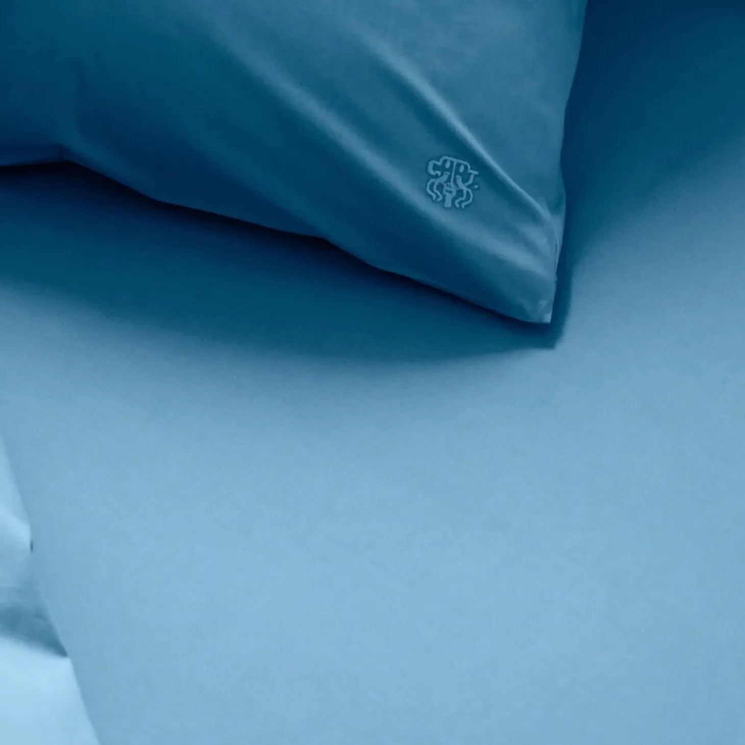 SUPIMA PERCALE fladt lagen, bright blue