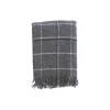 Tartan plaid, dark grey