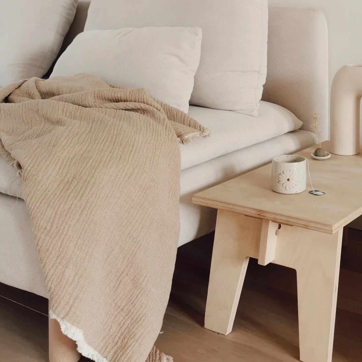 Thyme plaid, beige