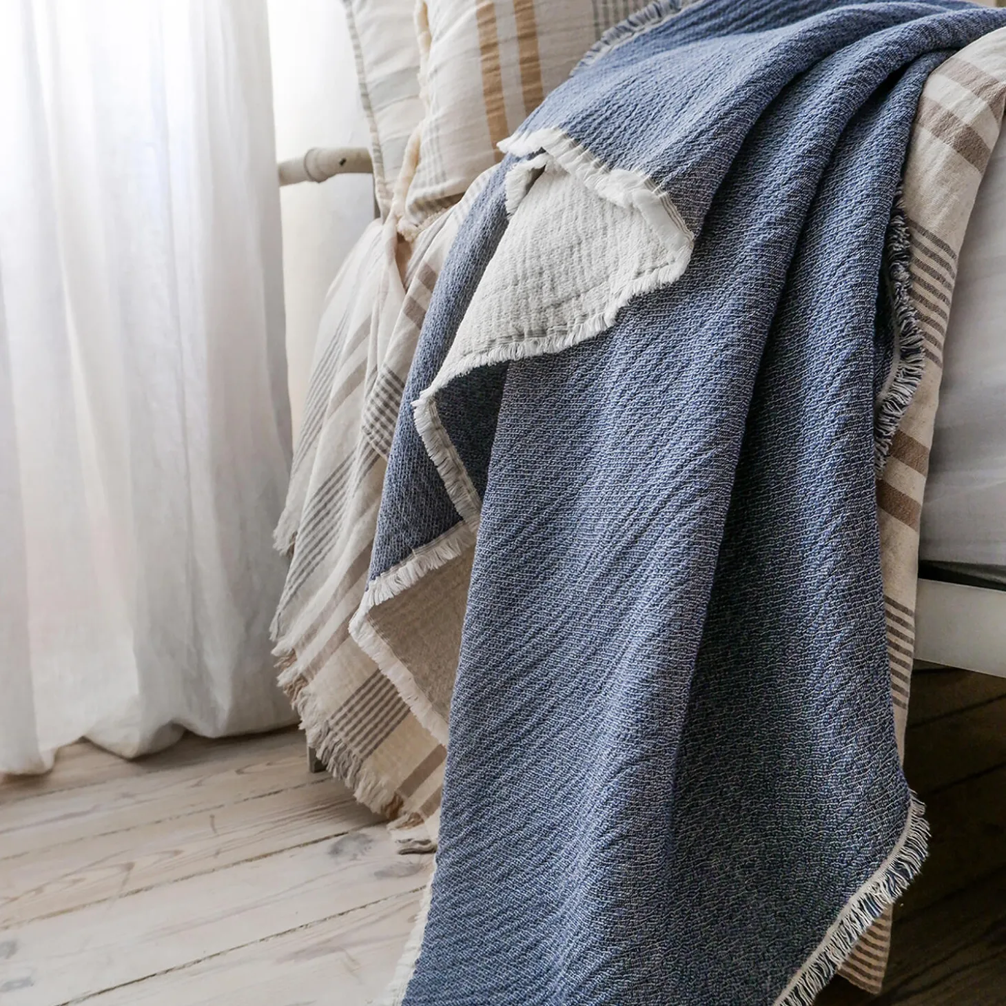 Thyme plaid, blue