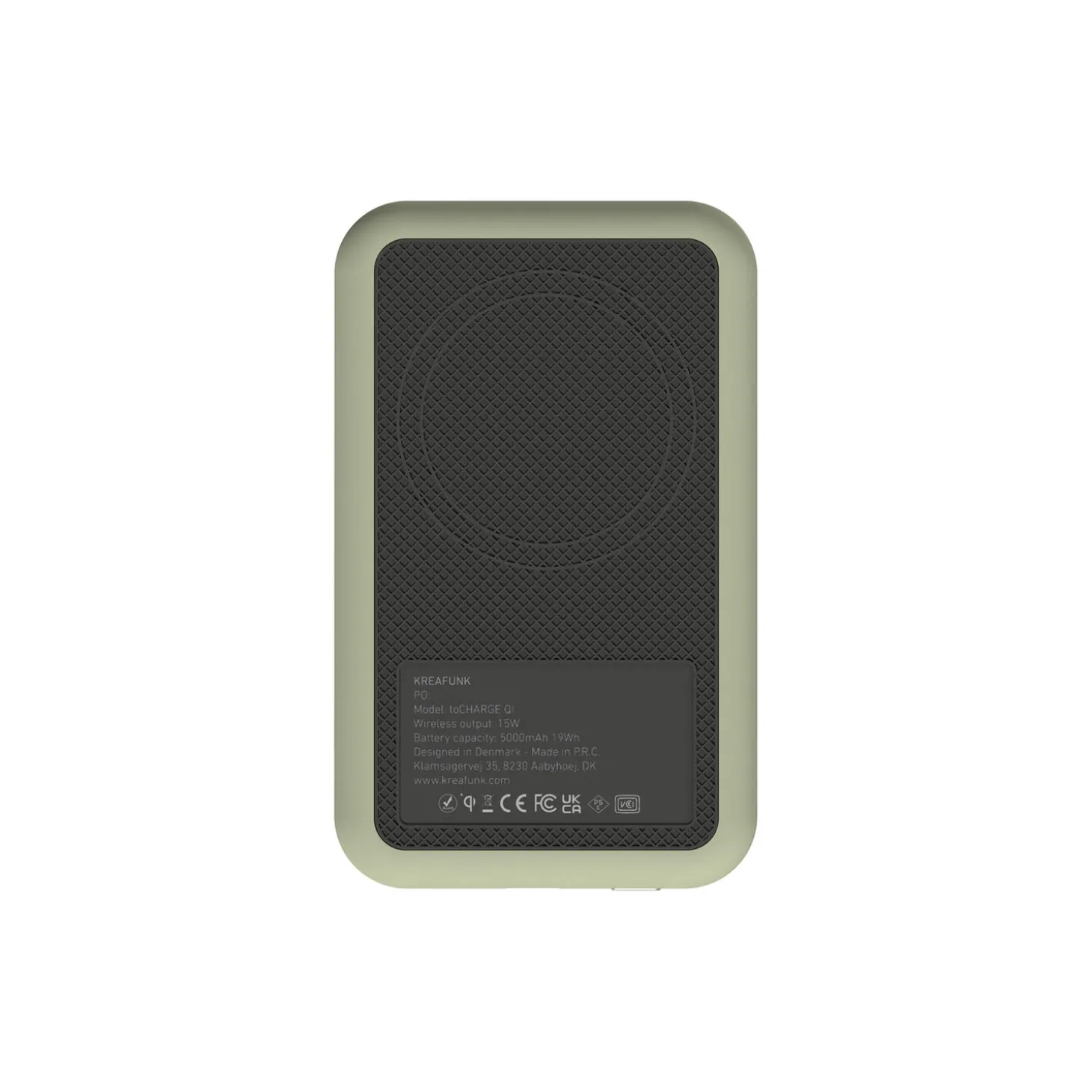 toCHARGE Qi trådløs powerbank
