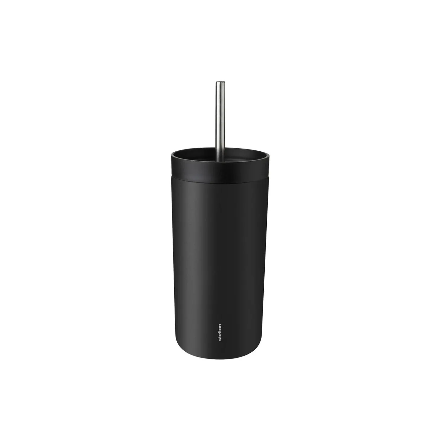 To Go Sip termokop med sugerør, soft black