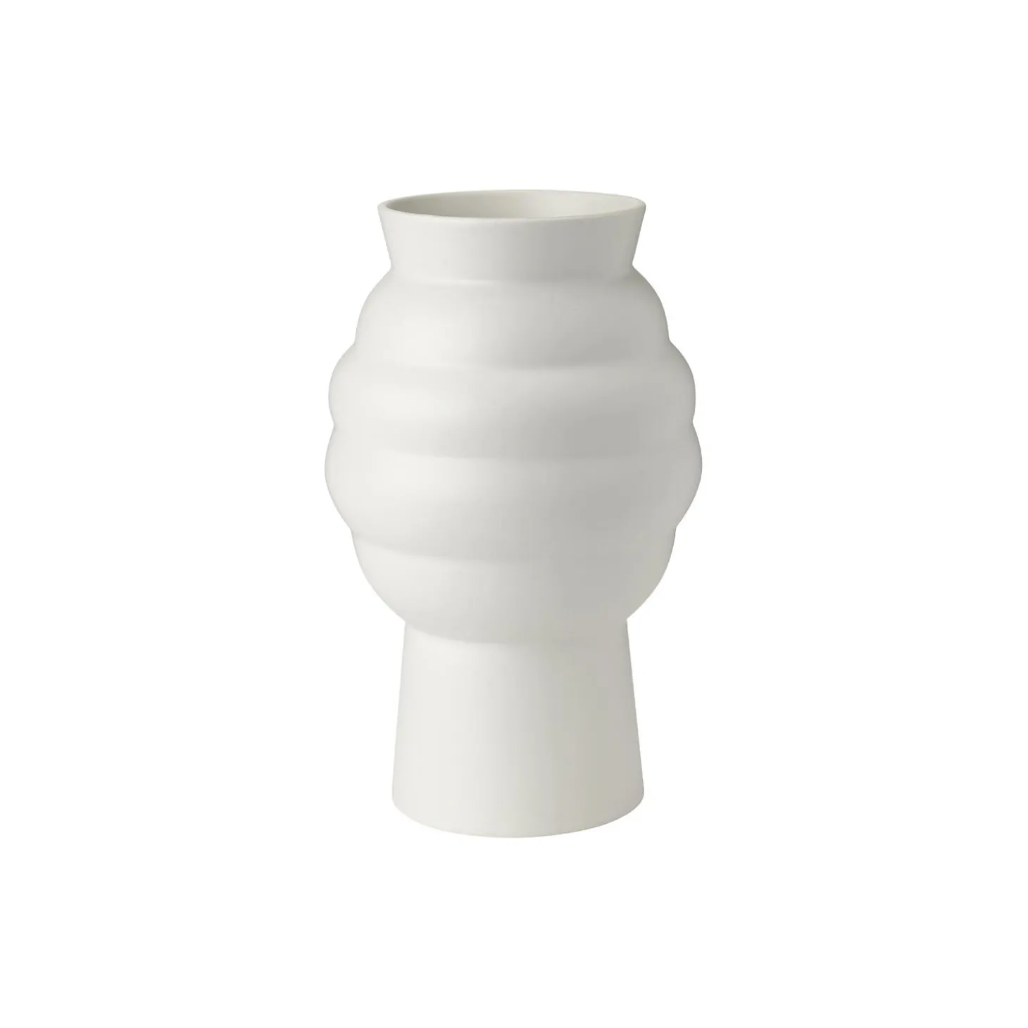 Tortus Archie vase No 2, white