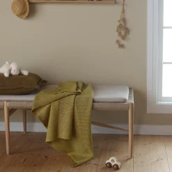 UNA Half Size Throw, ochre