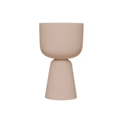 Urtepotte S høj, beige