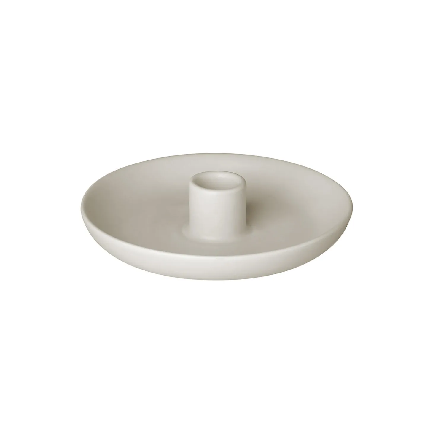 VELA Rund Lysestage M, moonbeam