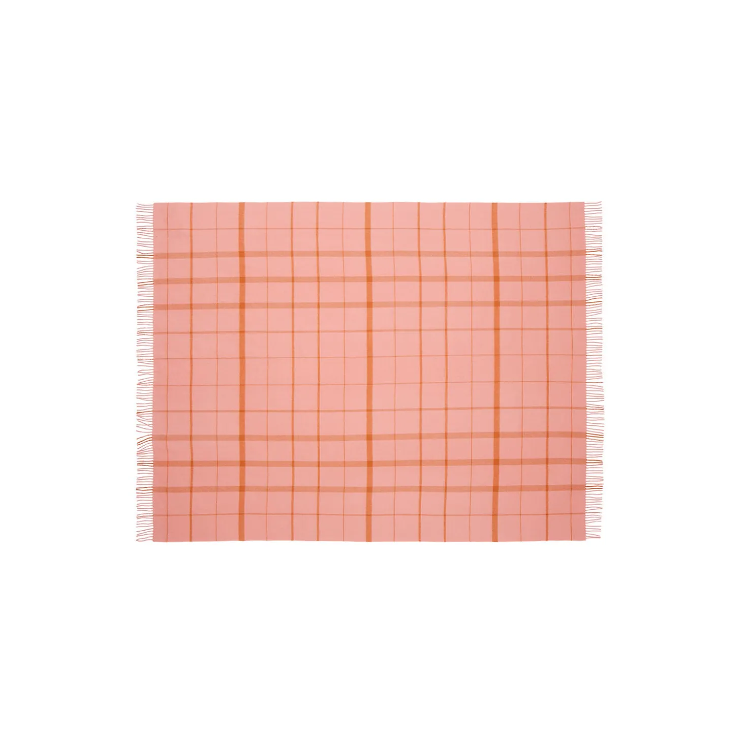 Warp and Weft plaid, 02103 love - coral/amber