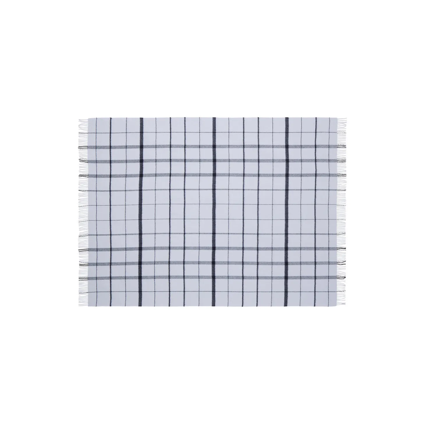Warp and Weft plaid, 02105 stable - concrete/midnight