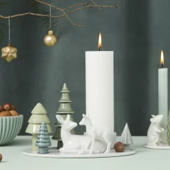 Winter Stories Deer & Fawn lysestage til bloklys