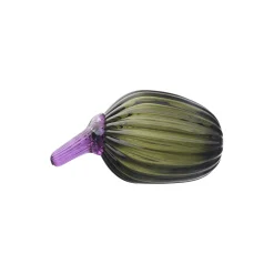 Zucchini glasfigur, moss green